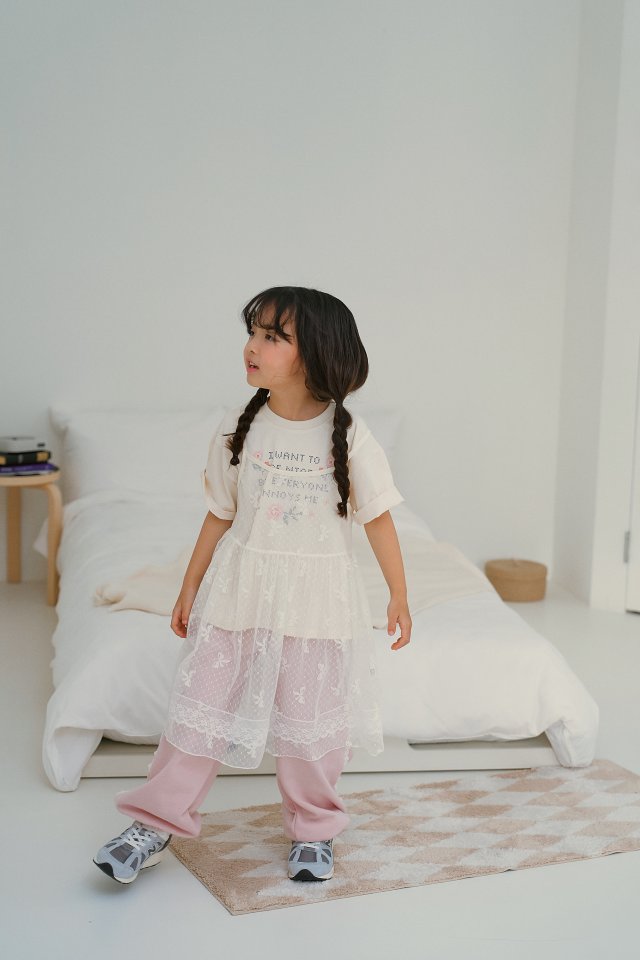 Momo Ann - Korean Children Fashion - #childrensboutique - Mono Short Sleeve Tee - 9