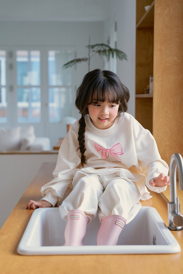 Momo Ann - Korean Children Fashion - #childrensboutique - Ribbon Top Bottom Set - 8