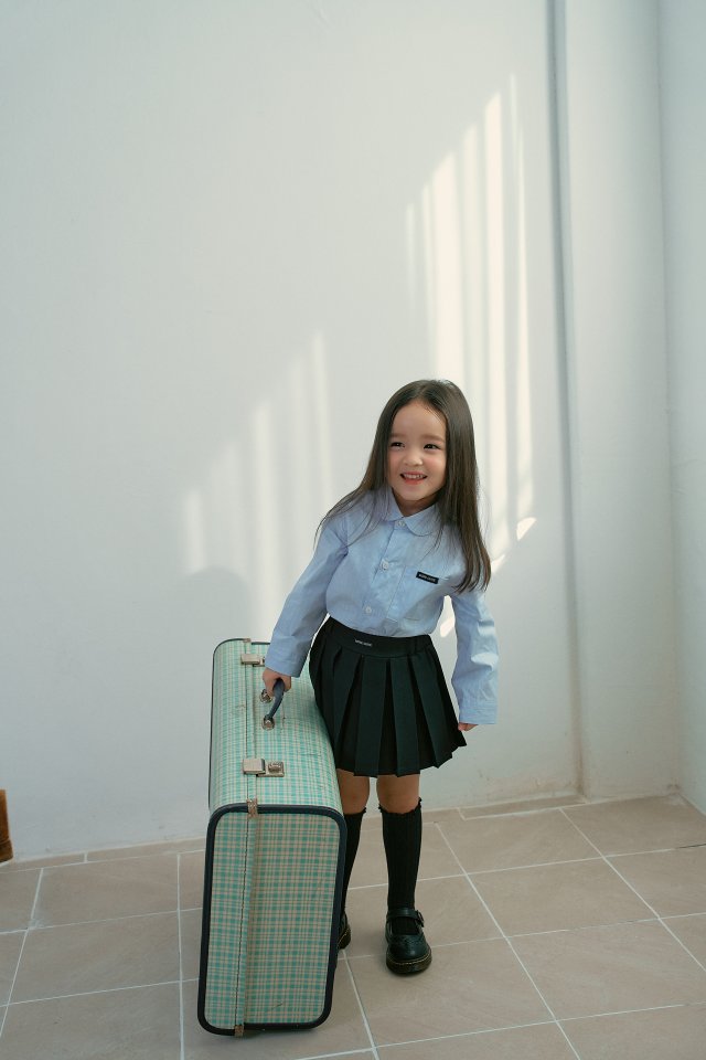 Momo Ann - Korean Children Fashion - #childrensboutique - Rose Pleated Skirt - 6