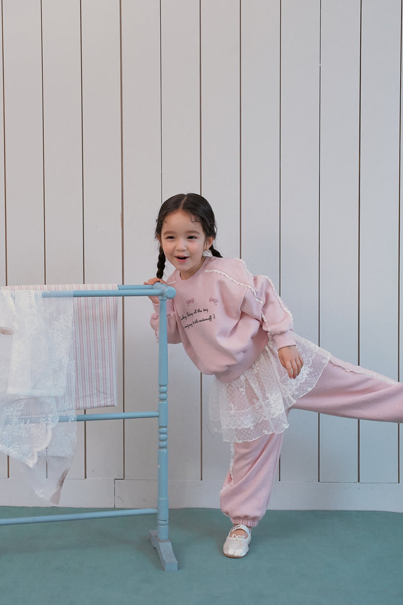 Momo Ann - Korean Children Fashion - #designkidswear - Ribbon Mesh One-piece - 8