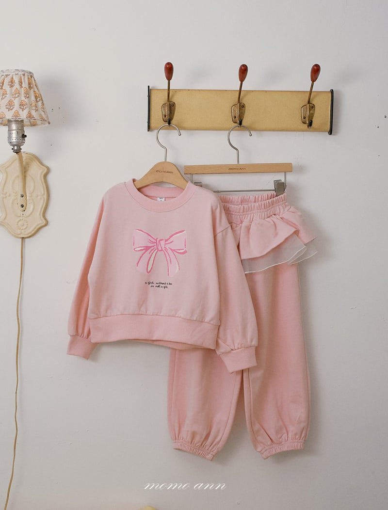 Momo Ann - Korean Children Fashion - #discoveringself - Ribbon Top Bottom Set - 10