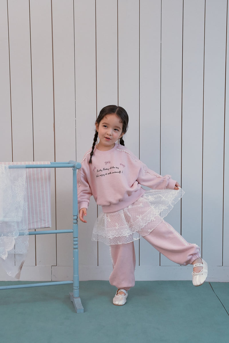 Momo Ann - Korean Children Fashion - #discoveringself - Ribbon Mesh One-piece - 9