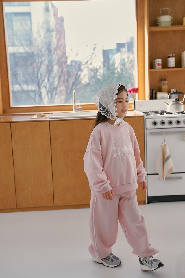 Momo Ann - Korean Children Fashion - #kidsshorts - Love Sweatshirts - 6