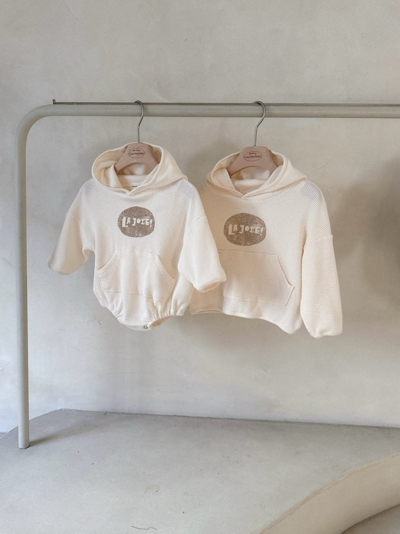 Monbebe - Korean Baby Fashion - #babyfashion - Joy Waffle Hooded Suit - 7