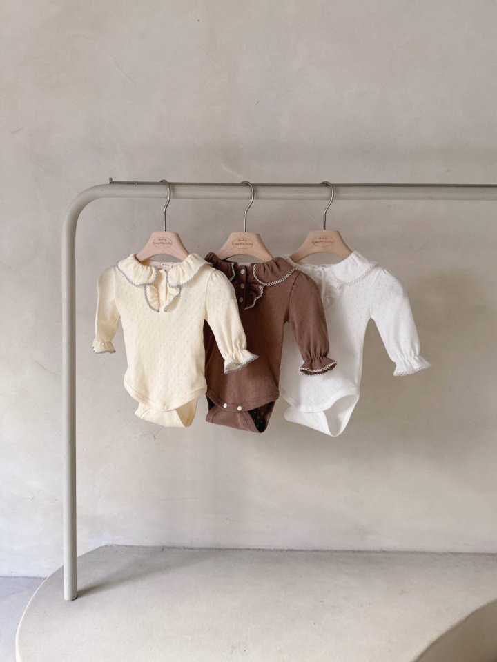 Monbebe - Korean Baby Fashion - #babylifestyle - Coco Frill Suit - 4