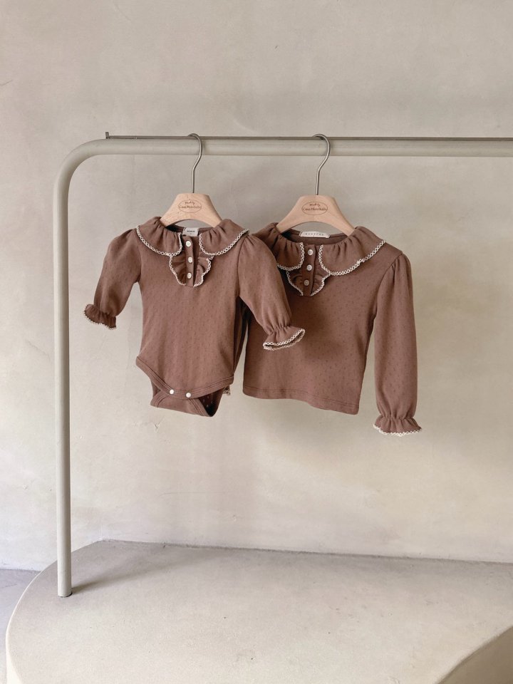 Monbebe - Korean Baby Fashion - #babyoutfit - Coco Frill Suit - 6