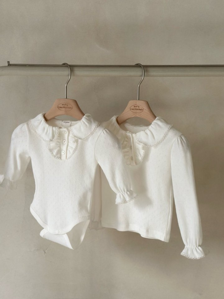 Monbebe - Korean Baby Fashion - #babyoutfit - Coco Frill Suit - 7