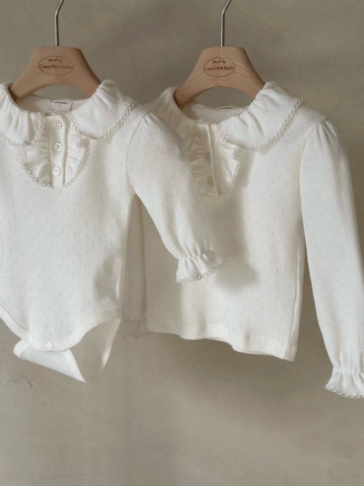 Monbebe - Korean Baby Fashion - #onlinebabyboutique - Coco Frill Tee - 10