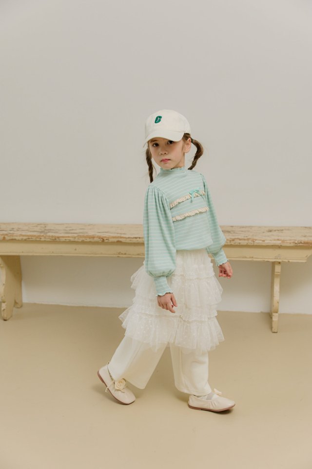 Mumunbaba - Korean Children Fashion - #childofig - Pearl Ribbon Pants - 2