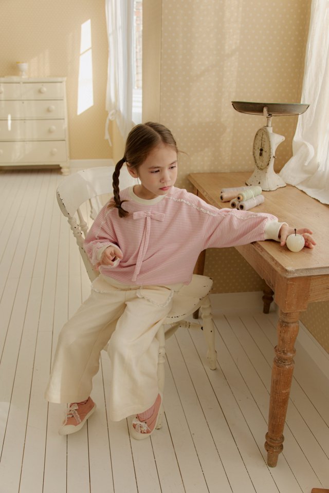 Mumunbaba - Korean Children Fashion - #designkidswear - Juilliard Ribbon Tee