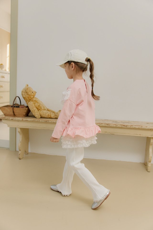 Mumunbaba - Korean Children Fashion - #discoveringself - Jeje Lace Tee - 3