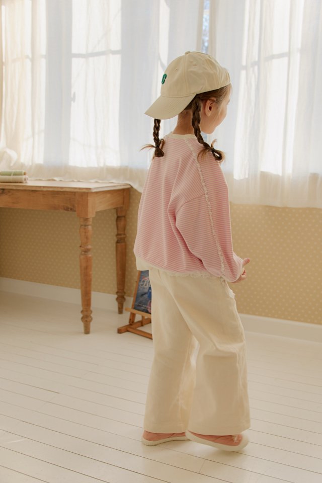 Mumunbaba - Korean Children Fashion - #discoveringself - Juilliard Ribbon Tee - 2