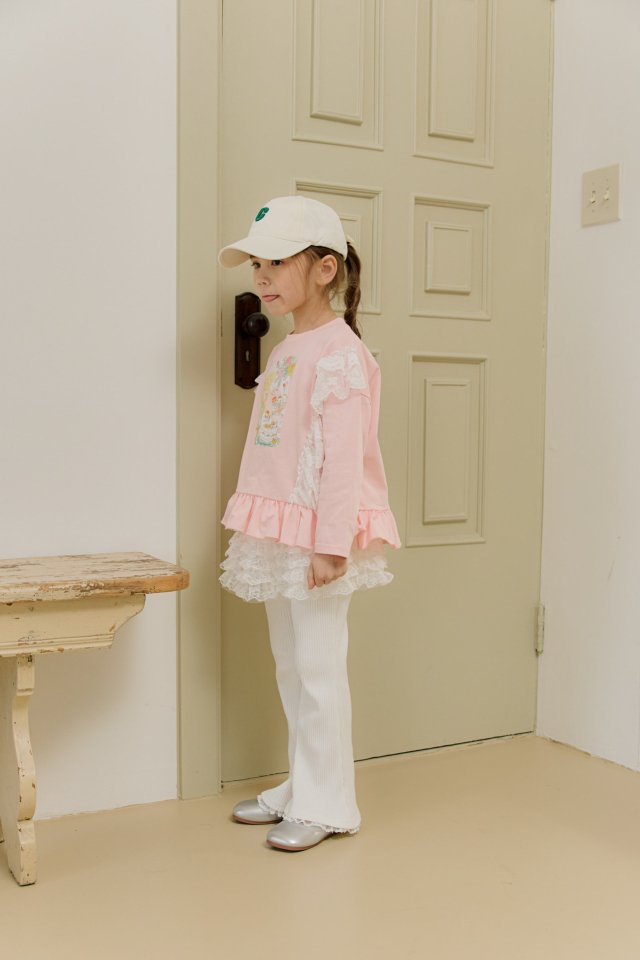Mumunbaba - Korean Children Fashion - #discoveringself - Jeje Lace Tee - 4