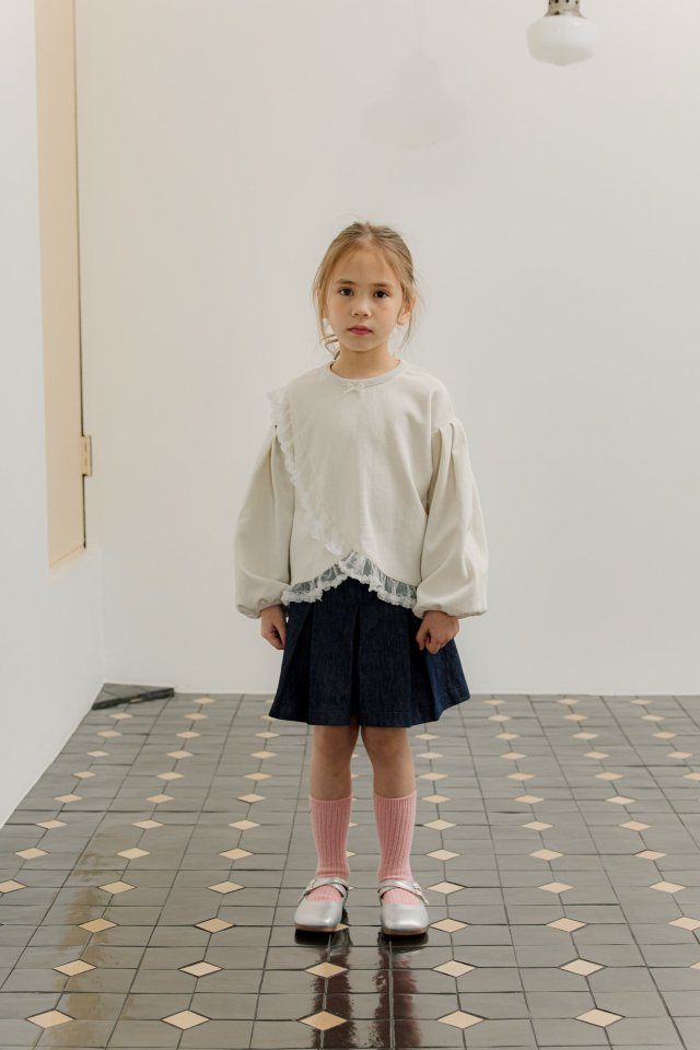 Mumunbaba - Korean Children Fashion - #kidsstore - Louise Lace Tee