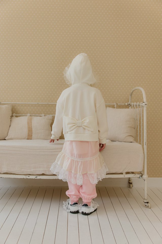 Mumunbaba - Korean Children Fashion - #littlefashionista - Big Ribbon Jumper - 5
