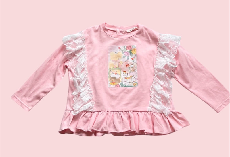 Mumunbaba - Korean Children Fashion - #minifashionista - Jeje Lace Tee - 11