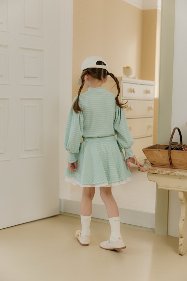 Mumunbaba - Korean Children Fashion - #minifashionista - Bagel Double Skirt - 5
