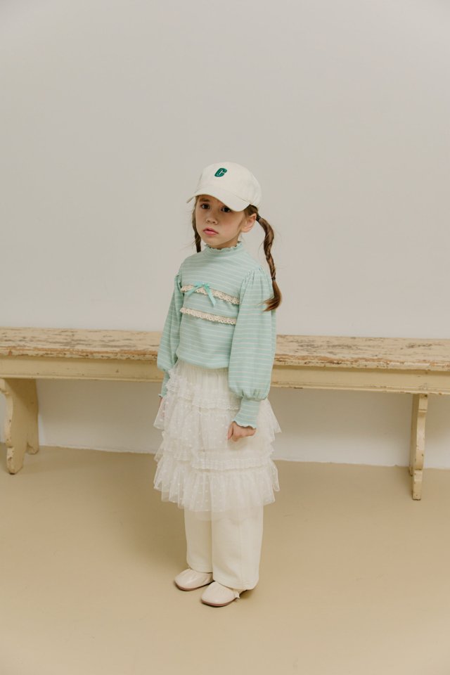 Mumunbaba - Korean Children Fashion - #stylishchildhood - Pearl Ribbon Pants