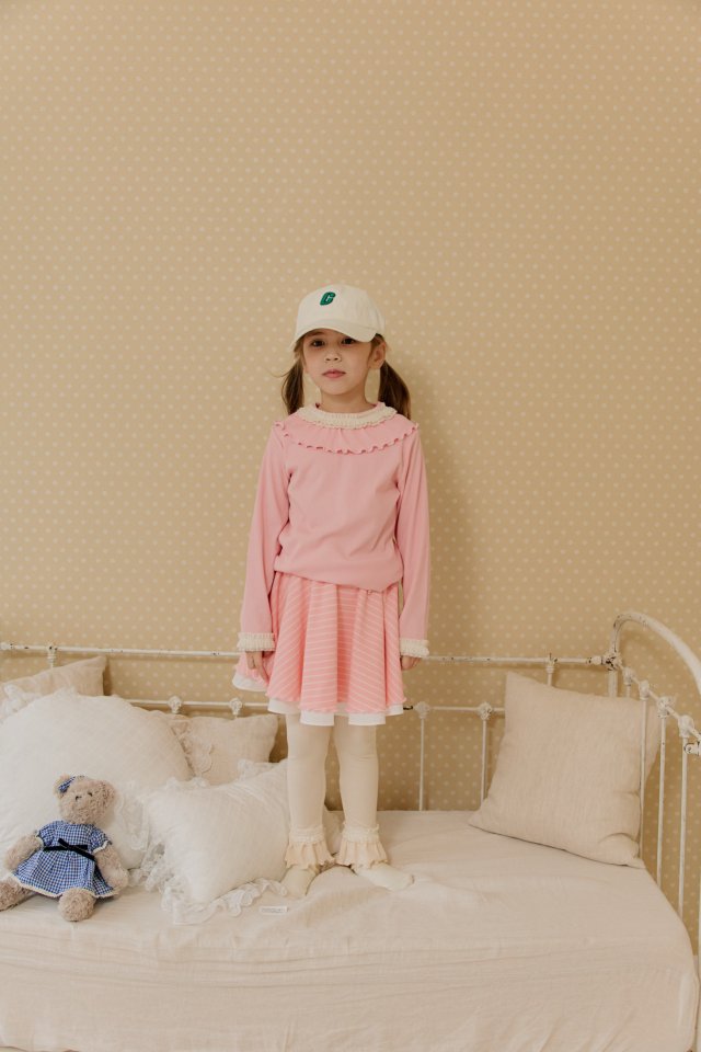 Mumunbaba - Korean Children Fashion - #todddlerfashion - Bonatz Span Tee - 4