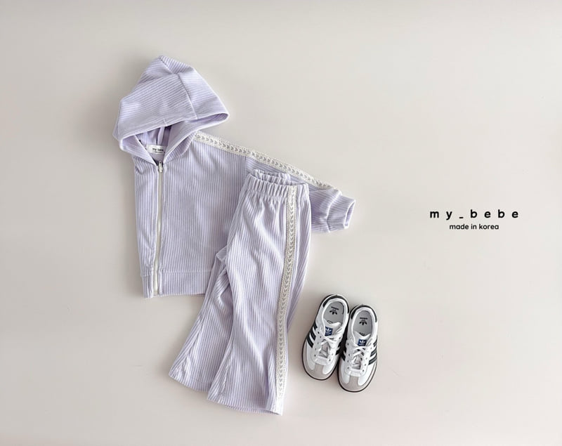 My Bebe - Korean Baby Fashion - #babyboutique - Lace Bootcut Pants - 7