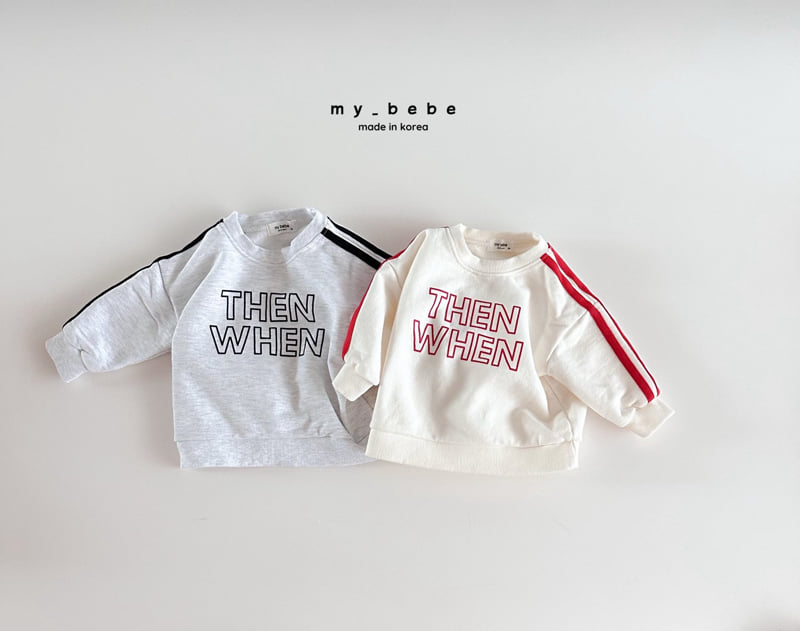 My Bebe - Korean Baby Fashion - #babyboutique - Bombom Tape Sweatshirts - 3
