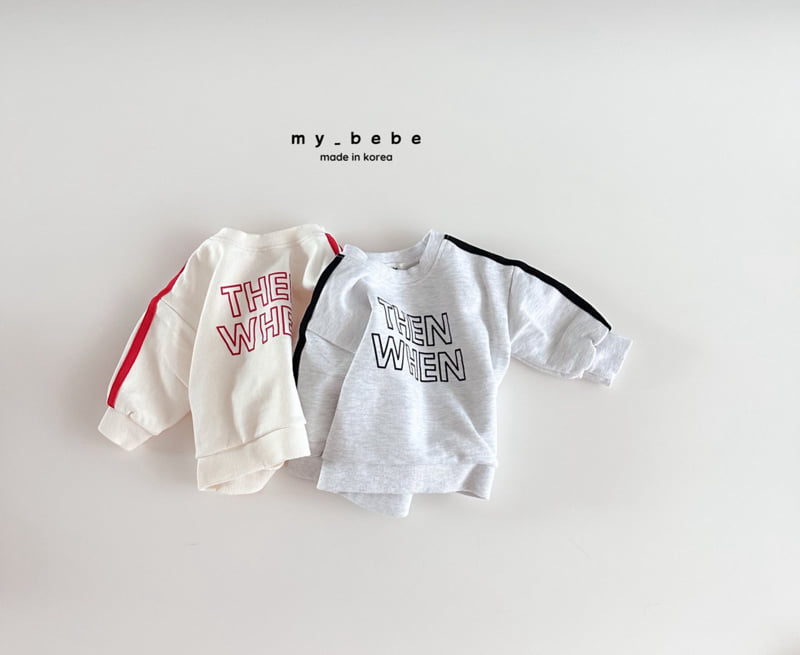 My Bebe - Korean Baby Fashion - #babyboutique - Bombom Tape Sweatshirts - 4