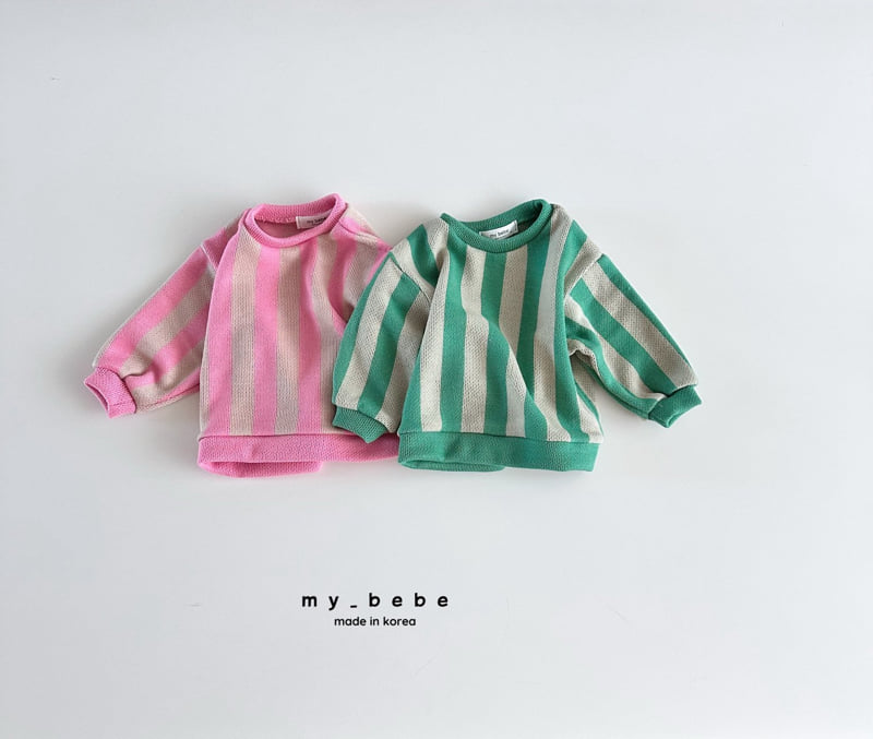 My Bebe - Korean Baby Fashion - #babyboutique - Spring Jacquard Tee - 3
