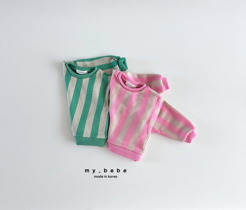 My Bebe - Korean Baby Fashion - #babyboutique - Spring Jacquard Tee - 4