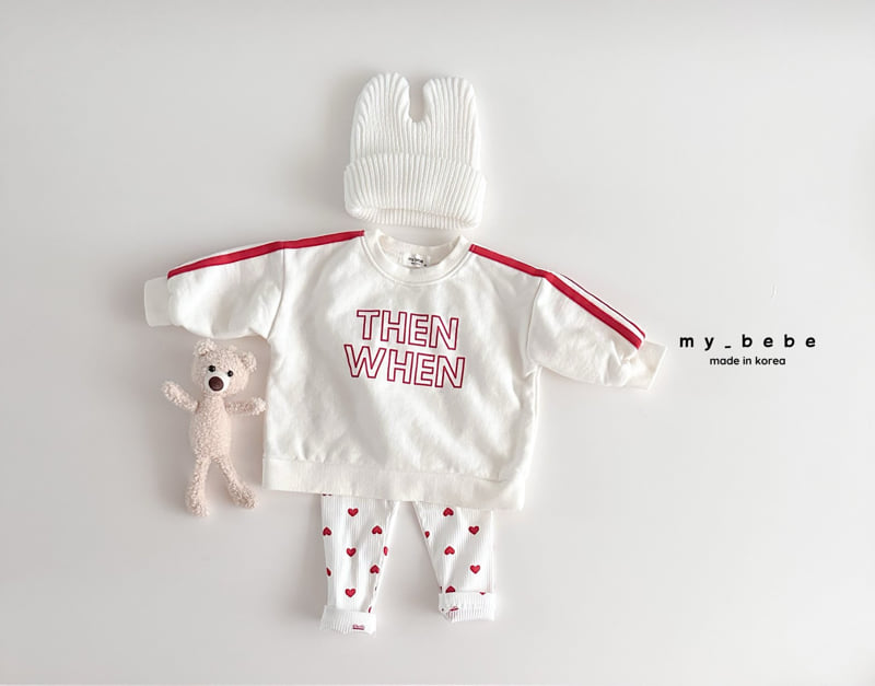 My Bebe - Korean Baby Fashion - #babyfever - Ribbed Heart Easywear - 10