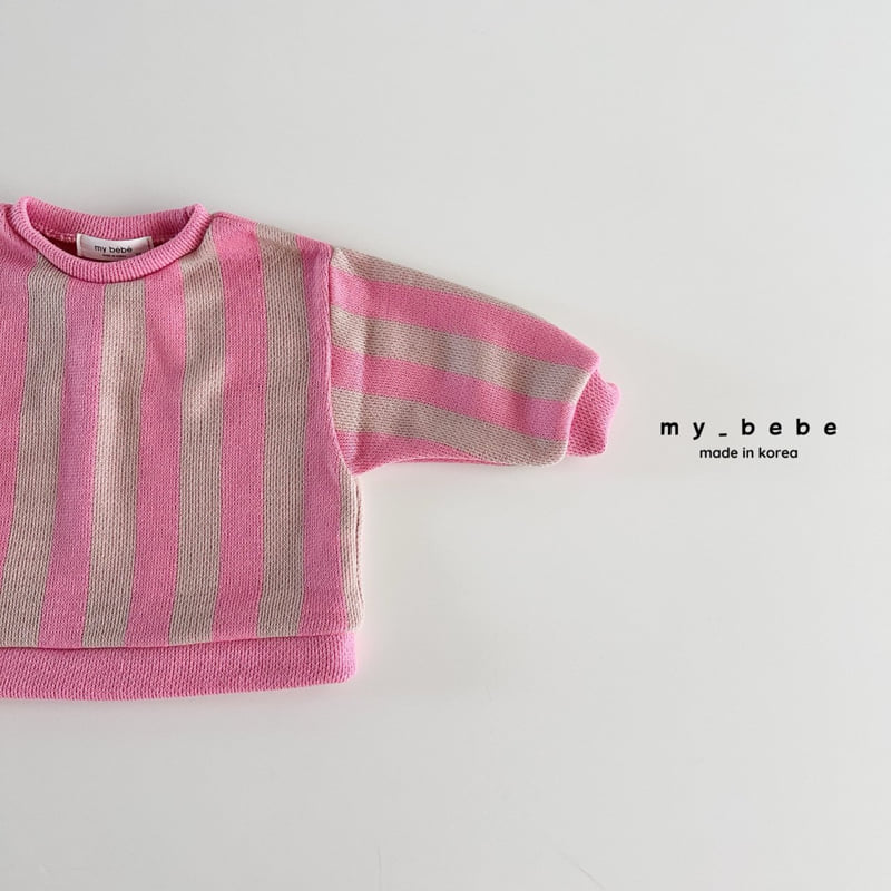 My Bebe - Korean Baby Fashion - #babylifestyle - Spring Jacquard Tee - 9