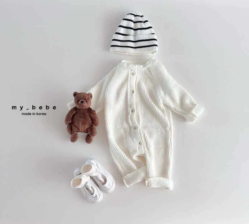 My Bebe - Korean Baby Fashion - #babylifestyle - Stripe Beanie - 8