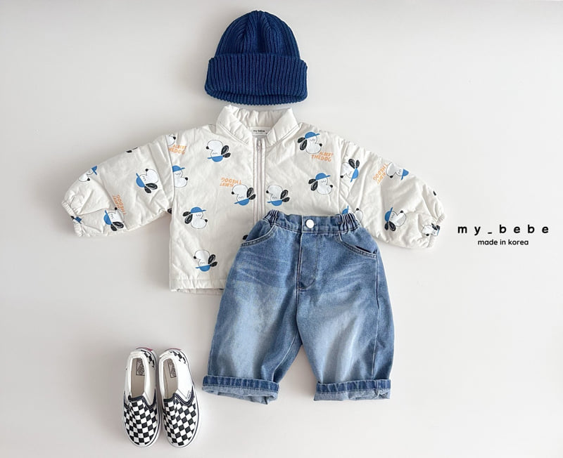 My Bebe - Korean Baby Fashion - #babylifestyle - Printed Bonding Jacket - 7