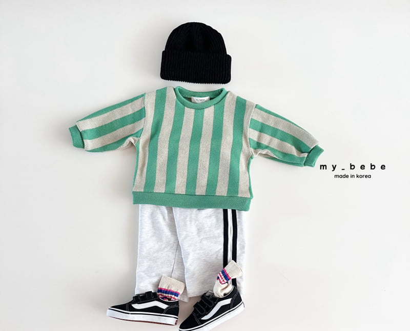 My Bebe - Korean Baby Fashion - #babyoutfit - Spring Jacquard Tee - 12