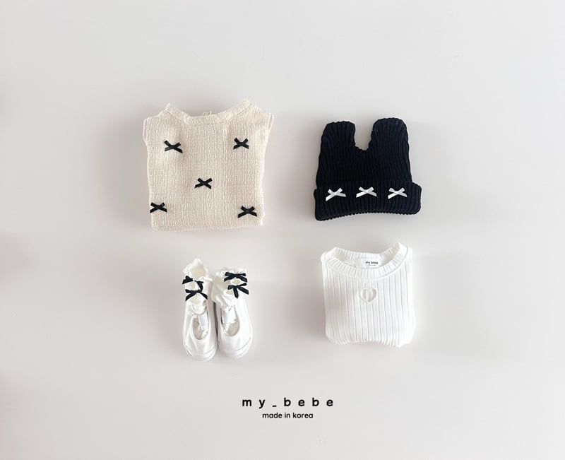 My Bebe - Korean Baby Fashion - #babywear - Ribbon Tweed One-piece - 10