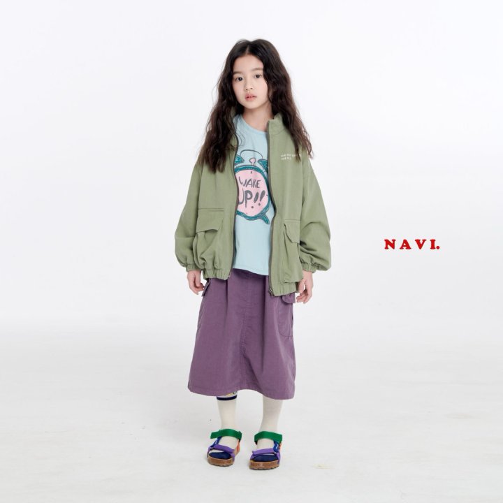 Navi - Korean Children Fashion - #prettylittlegirls - Wake Up Tee - 4