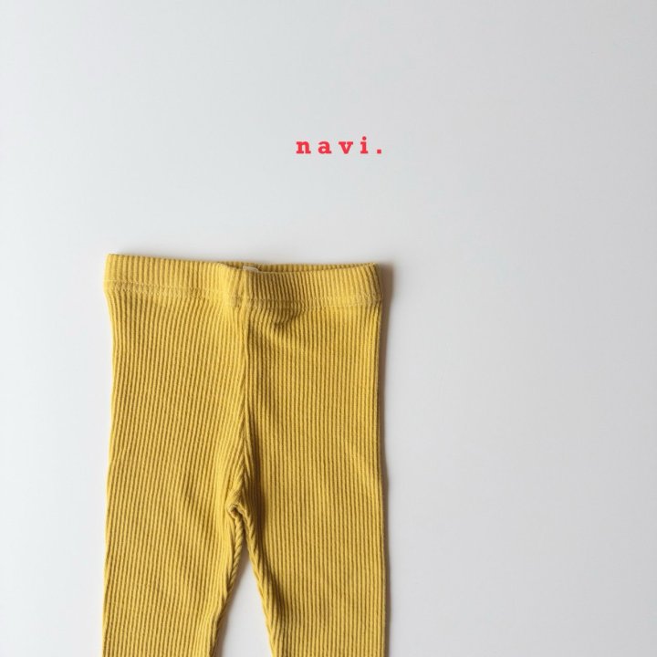 Navi - Korean Children Fashion - #childofig - NV Ribbed Leggings - 6