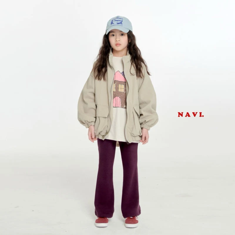 Navi - Korean Children Fashion - #childofig - Stone Zip-up Jumper