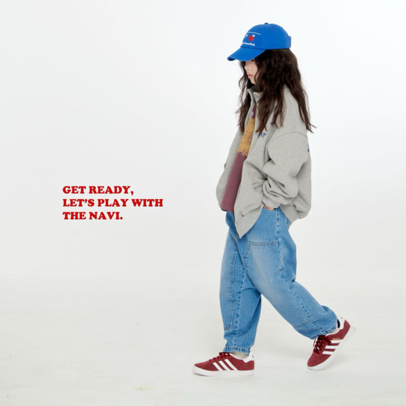 Navi - Korean Children Fashion - #childofig - Nut Denim Pants