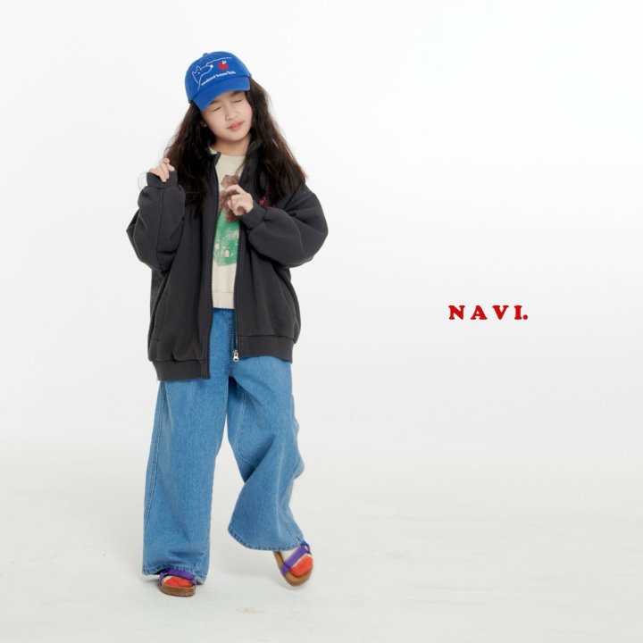 Navi - Korean Children Fashion - #childrensboutique - I Am Zip-up Jumper - 5