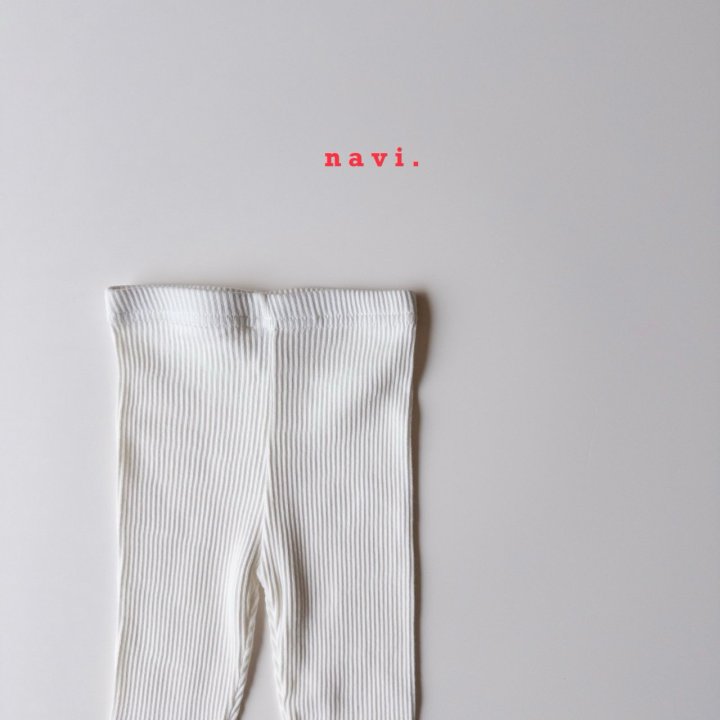 Navi - Korean Children Fashion - #childrensboutique - NV Ribbed Leggings - 8