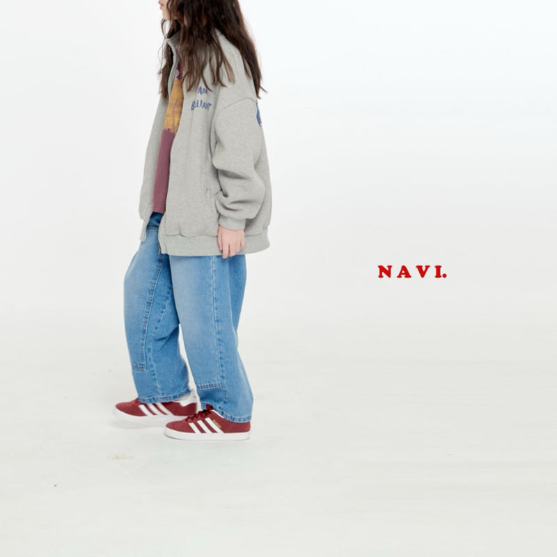 Navi - Korean Children Fashion - #childrensboutique - Nut Denim Pants - 2