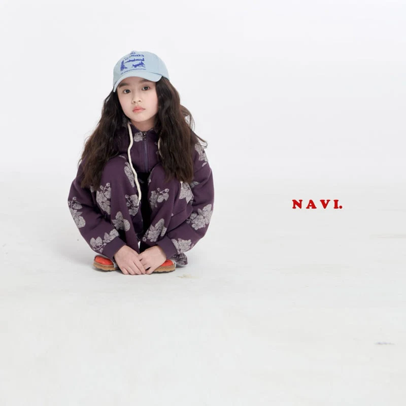 Navi - Korean Children Fashion - #designkidswear - Berry Crop Hooded Zip-up Jacket - 7