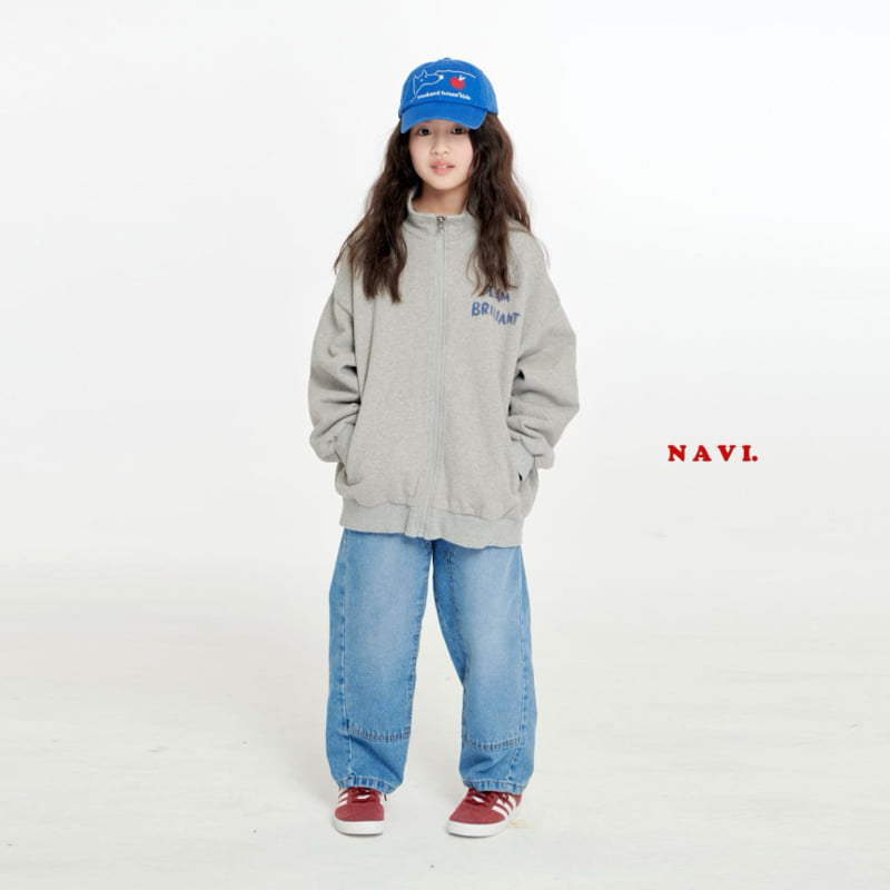 Navi - Korean Children Fashion - #designkidswear - Nut Denim Pants - 3