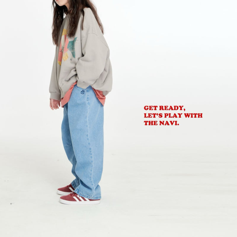 Navi - Korean Children Fashion - #discoveringself - Dart Denim Pants - 6