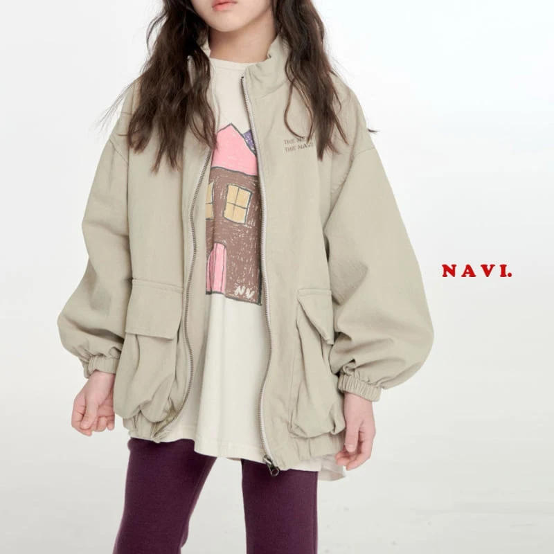 Navi - Korean Children Fashion - #discoveringself - Stone Zip-up Jumper - 5
