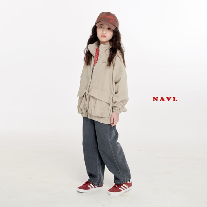 Navi - Korean Children Fashion - #fashionkids - Stone Zip-up Jumper - 6