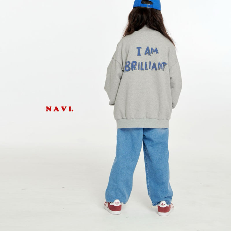 Navi - Korean Children Fashion - #fashionkids - Nut Denim Pants - 5