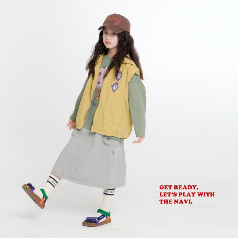 Navi - Korean Children Fashion - #discoveringself - Cozy Vest - 4