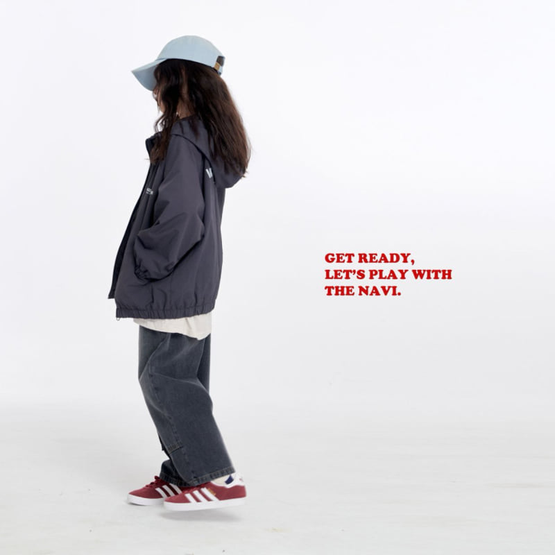 Navi - Korean Children Fashion - #littlefashionista - Nut Denim Pants - 10