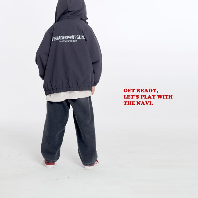 Navi - Korean Children Fashion - #minifashionista - Nut Denim Pants - 12